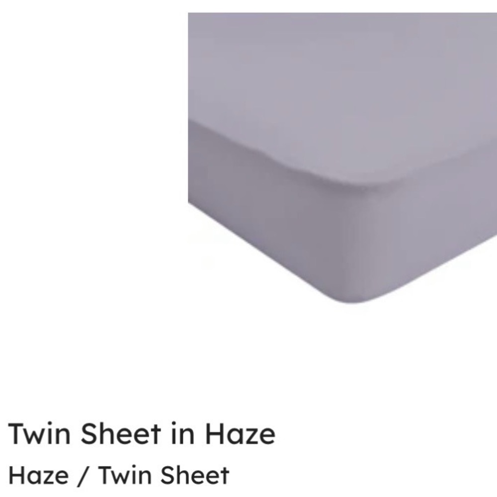 Kyte Baby Twin Sheet in Haze